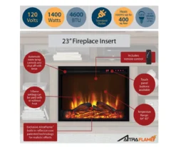 59" Century Lane Rustic Brown Electric Fireplace Console -Home Furnishing Store 810465020 4