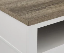 54" Bridgeport White Glass Door Electric Fireplace Console -Home Furnishing Store 810465026 6