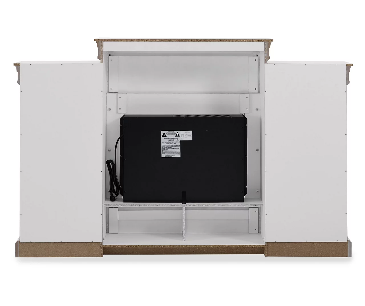 69" Shoreleaf White Mantel Electric Fireplace 2 69" Shoreleaf White Mantel Electric Fireplace - Image 2