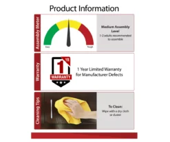 59" Roxbury White Electric Fireplace Console -Home Furnishing Store 810465036 6