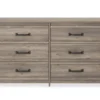 Duncan Gray Oak 6-Drawer Dresser