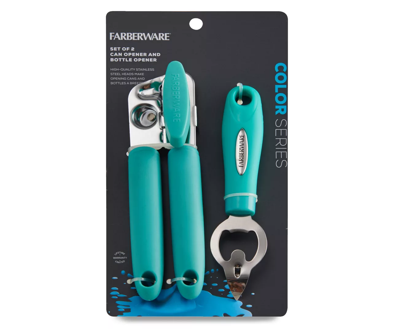 Teal Can & Bottle Opener Set 2 Teal Can & Bottle Opener Set - Image 2