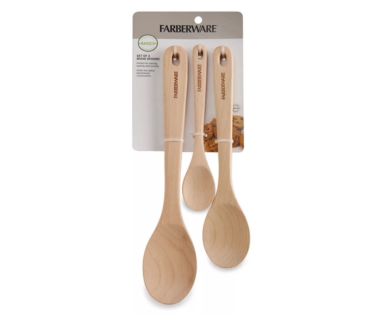 3-Piece Wood Spoon Set 2 3-Piece Wood Spoon Set - Image 2