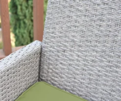 Mirabelle 3-Piece Cushioned Patio All-Weather Wicker Chat Set -Home Furnishing Store 810478137 2