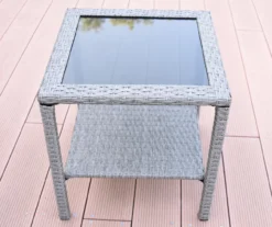 Mirabelle 3-Piece Cushioned Patio All-Weather Wicker Chat Set -Home Furnishing Store 810478137 7