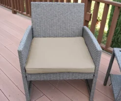 Mirabelle 3-Piece Cushioned Patio All-Weather Wicker Chat Set -Home Furnishing Store 810478140 4