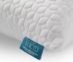Fiber & Shredded Memory Foam Pillow With Zippered Inner Cover, 2-Pack -Home Furnishing Store 810490764 810490765 810490766 810490767 810490768 810490769 5