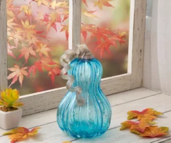 Blue Speckled Glass Gourd -Home Furnishing Store 810491580 A0 2
