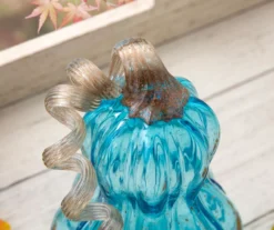 Blue Speckled Glass Gourd -Home Furnishing Store 810491580 A0 4