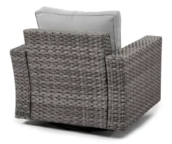 Broyhill Eagle Brooke All-Weather Wicker Swivel Cushioned Patio Glider -Home Furnishing Store 810498107 2