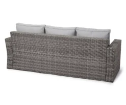 Broyhill Eagle Brooke All-Weather Wicker Cushioned Patio Sofa 29 Broyhill Eagle Brooke All-Weather Wicker Cushioned Patio Sofa -Home Furnishing Store 810498108 2 1