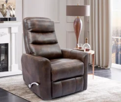 Real Living Bolero Faux Leather Swivel Glider Recliner 14 Real Living Bolero Faux Leather Swivel Glider Recliner -Home Furnishing Store 810499151 1