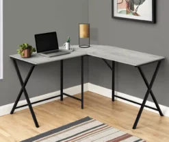 Monarch X Leg L-Shaped Corner Desk -Home Furnishing Store 810502797 1