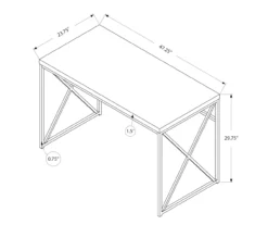 Monarch Reclaimed Office Desk -Home Furnishing Store 810512959 10