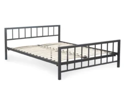 Black Evans King Platform Bed -Home Furnishing Store 810513490 3