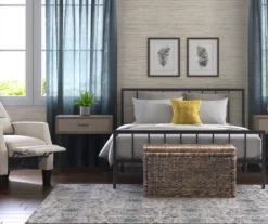 Black Evans King Platform Bed -Home Furnishing Store 810513490 5