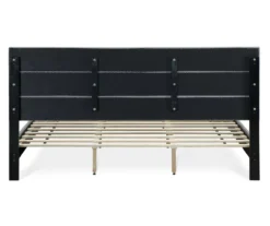 Gray Hudson King Upholstered Linen Fabric Bed -Home Furnishing Store 810513494 17