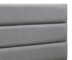 Gray Hudson King Upholstered Linen Fabric Bed -Home Furnishing Store 810513494 7