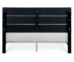 Gray Hudson Queen Upholstered Linen Fabric Bed -Home Furnishing Store 810513495 16