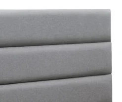 Gray Hudson Queen Upholstered Linen Fabric Bed -Home Furnishing Store 810513495 7
