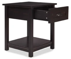 Baily Black Nightstand -Home Furnishing Store 810513516 5