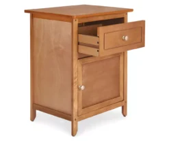 Alcott Light Brown Side Table With Drawer 20 Alcott Light Brown Side Table With Drawer -Home Furnishing Store 810513518 4