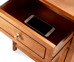 Alcott Light Brown Side Table With Drawer 22 Alcott Light Brown Side Table With Drawer -Home Furnishing Store 810513518 6