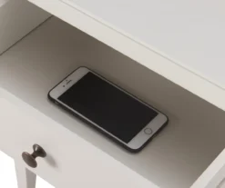 White Finley Wood 3-Drawer Nightstand 27 White Finley Wood 3-Drawer Nightstand -Home Furnishing Store 810513520 11