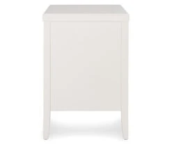 White Finley Wood 3-Drawer Nightstand 30 White Finley Wood 3-Drawer Nightstand -Home Furnishing Store 810513520 14