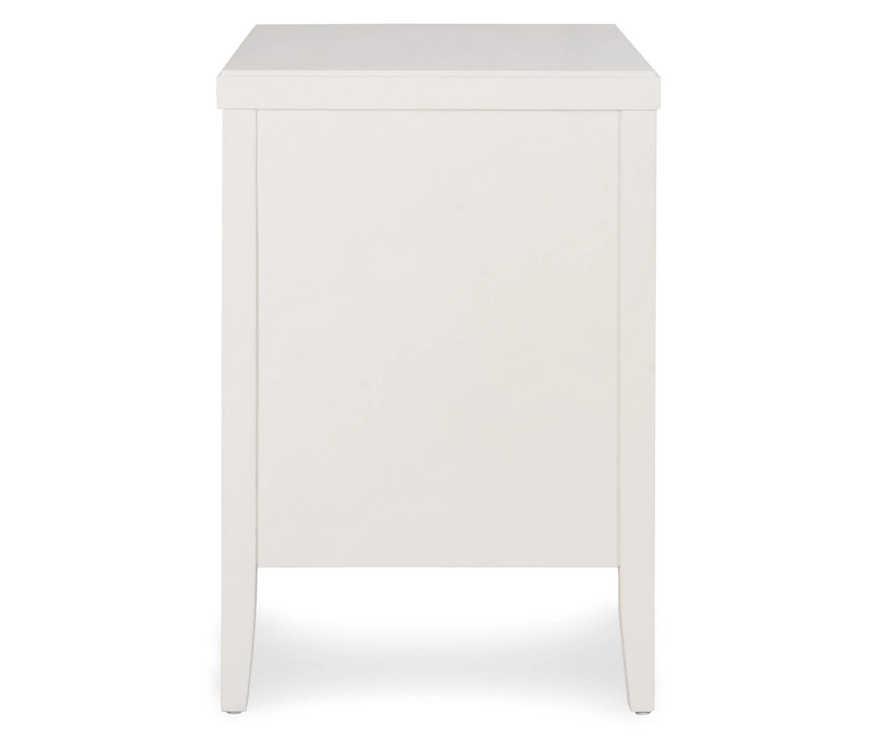 White Finley Wood 3-Drawer Nightstand 14 White Finley Wood 3-Drawer Nightstand - Image 14