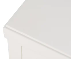 White Finley Wood 3-Drawer Nightstand 31 White Finley Wood 3-Drawer Nightstand -Home Furnishing Store 810513520 15