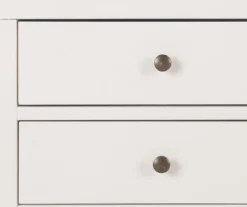 White Finley Wood 3-Drawer Nightstand 24 White Finley Wood 3-Drawer Nightstand -Home Furnishing Store 810513520 8