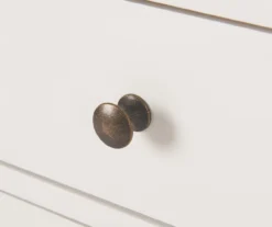 White Finley Wood 3-Drawer Nightstand 25 White Finley Wood 3-Drawer Nightstand -Home Furnishing Store 810513520 9