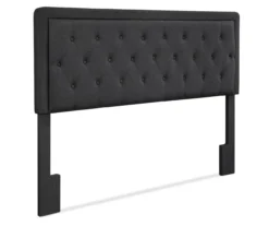 Charcoal Gray Amery Upholstered King Headboard