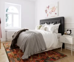 Charcoal Gray Amery Upholstered King Headboard -Home Furnishing Store 810513527 3