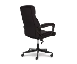Hannah Charcoal Gray Microfiber Office Chair 33 Hannah Charcoal Gray Microfiber Office Chair -Home Furnishing Store 810513553 11