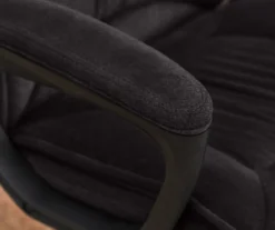 Hannah Charcoal Gray Microfiber Office Chair 24 Hannah Charcoal Gray Microfiber Office Chair -Home Furnishing Store 810513553 5