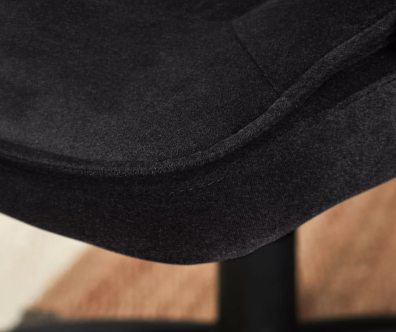 Hannah Charcoal Gray Microfiber Office Chair 16 Hannah Charcoal Gray Microfiber Office Chair - Image 16