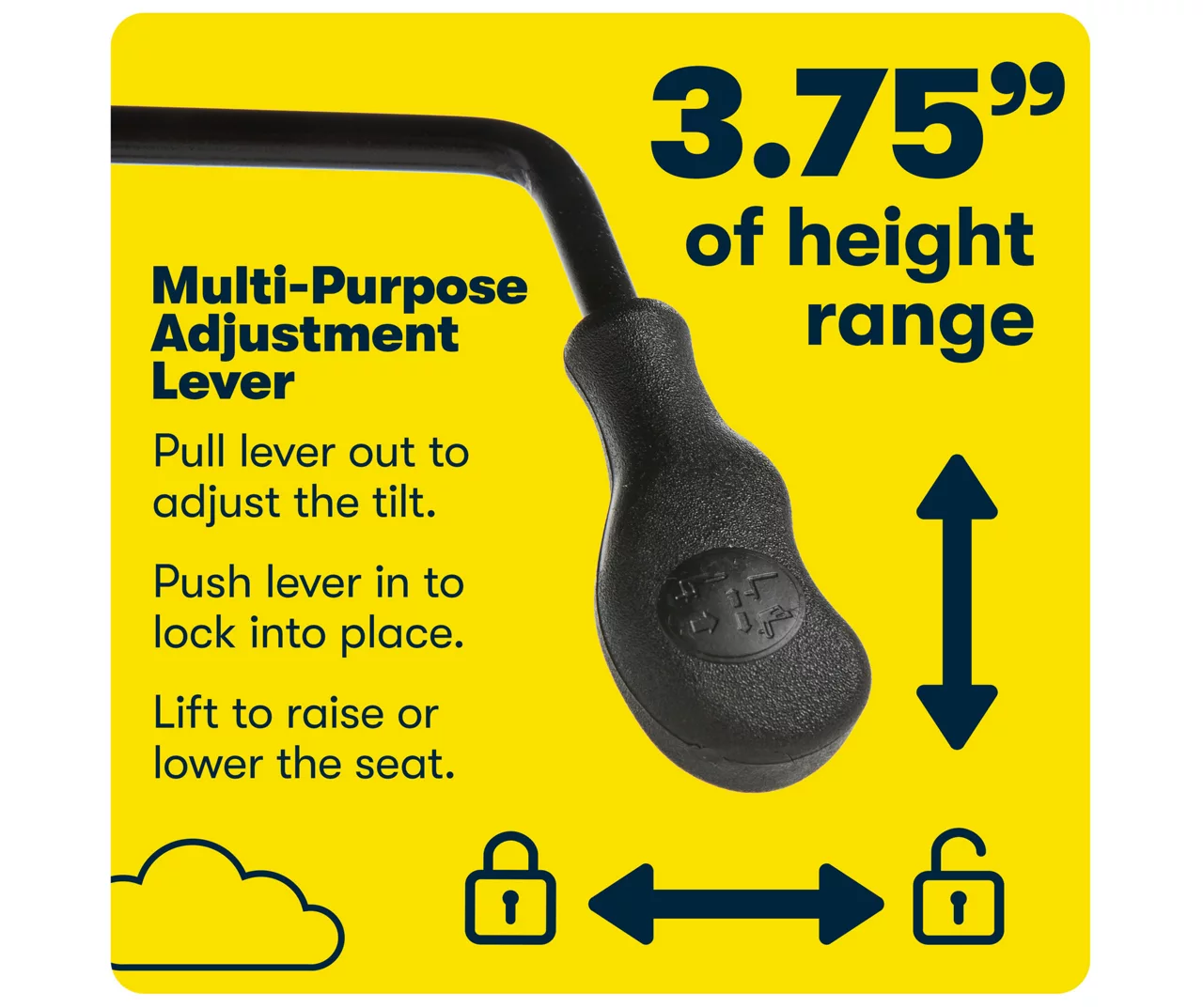 Hannah Charcoal Gray Microfiber Office Chair 9 Hannah Charcoal Gray Microfiber Office Chair - Image 9