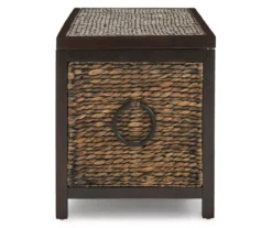 Rustic Black Wicker Storage Trunk 19 Rustic Black Wicker Storage Trunk -Home Furnishing Store 810513555 12