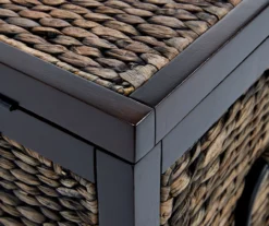 Rustic Black Wicker Storage Trunk 20 Rustic Black Wicker Storage Trunk -Home Furnishing Store 810513555 14