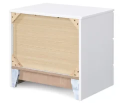 White Hudson 2-Drawer Wood Nightstand -Home Furnishing Store 810513558 13