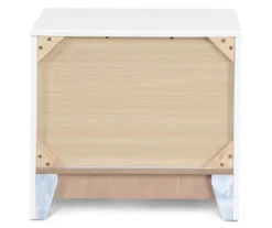 White Hudson 2-Drawer Wood Nightstand -Home Furnishing Store 810513558 15
