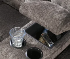 Acieona Slate Reclining Console Loveseat -Home Furnishing Store 810519689 2