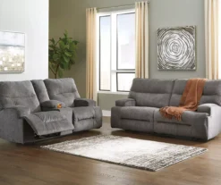 Coombs Charcoal Reclining Sofa -Home Furnishing Store 810519707 810519691 2