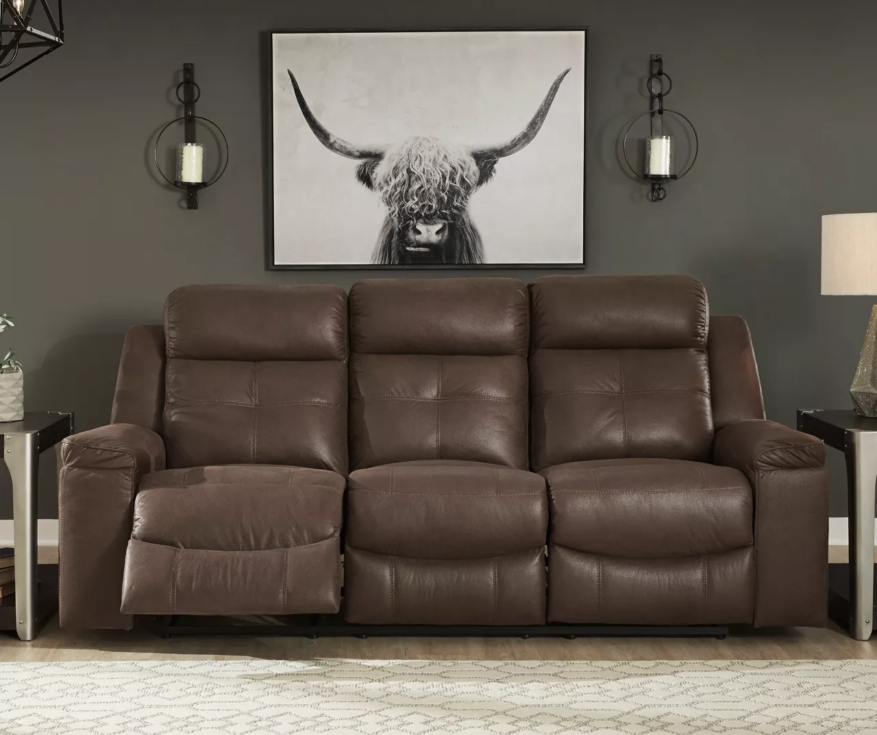 Jesolo Coffee Reclining Sofa 5 Jesolo Coffee Reclining Sofa - Image 5