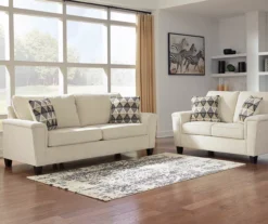 Abinger Cream Loveseat -Home Furnishing Store 810519727 810519731 1