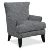 Bossa Gray Print Accent Chair