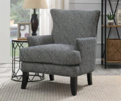 Bossa Gray Print Accent Chair 13 Bossa Gray Print Accent Chair -Home Furnishing Store 810519952 7