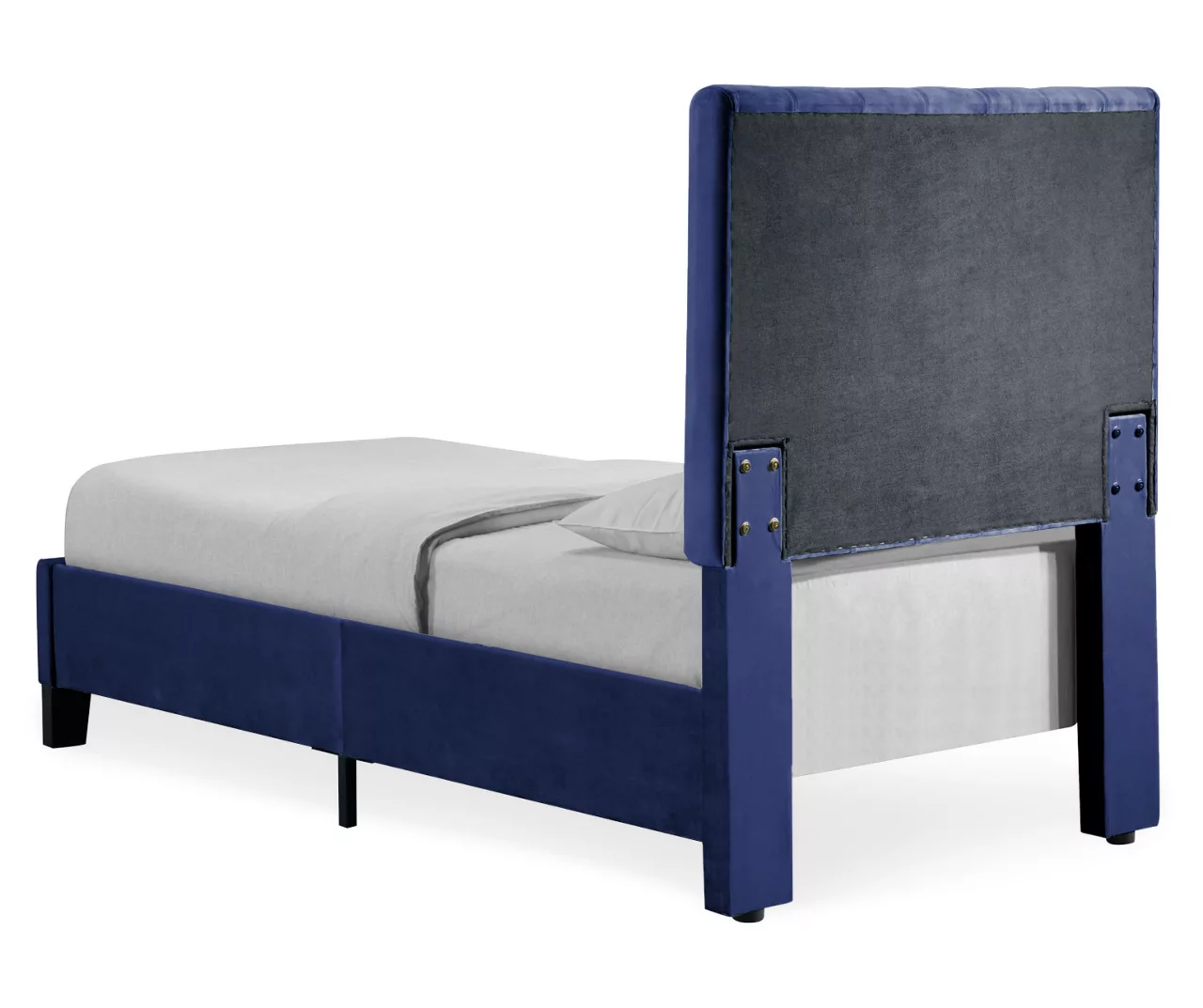 Decatur Navy Twin Upholstered Bed 5 Decatur Navy Twin Upholstered Bed - Image 5